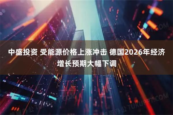 中盛投资 受能源价格上涨冲击 德国2026年经济增长预期大幅下调