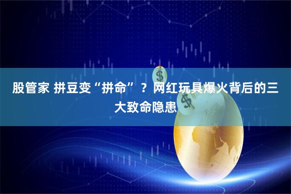 股管家 拼豆变“拼命” ？网红玩具爆火背后的三大致命隐患